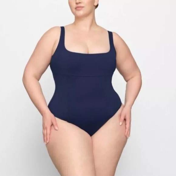 SKIMS SCULPTING SWIM TANK ONE PIECE | STYLE: OP-BAF-2758 | COLOR: MIDNIGHT | NEW - Picture 3 of 12